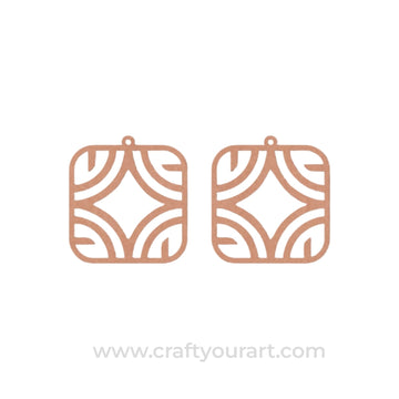 Earrings MDF Design 142