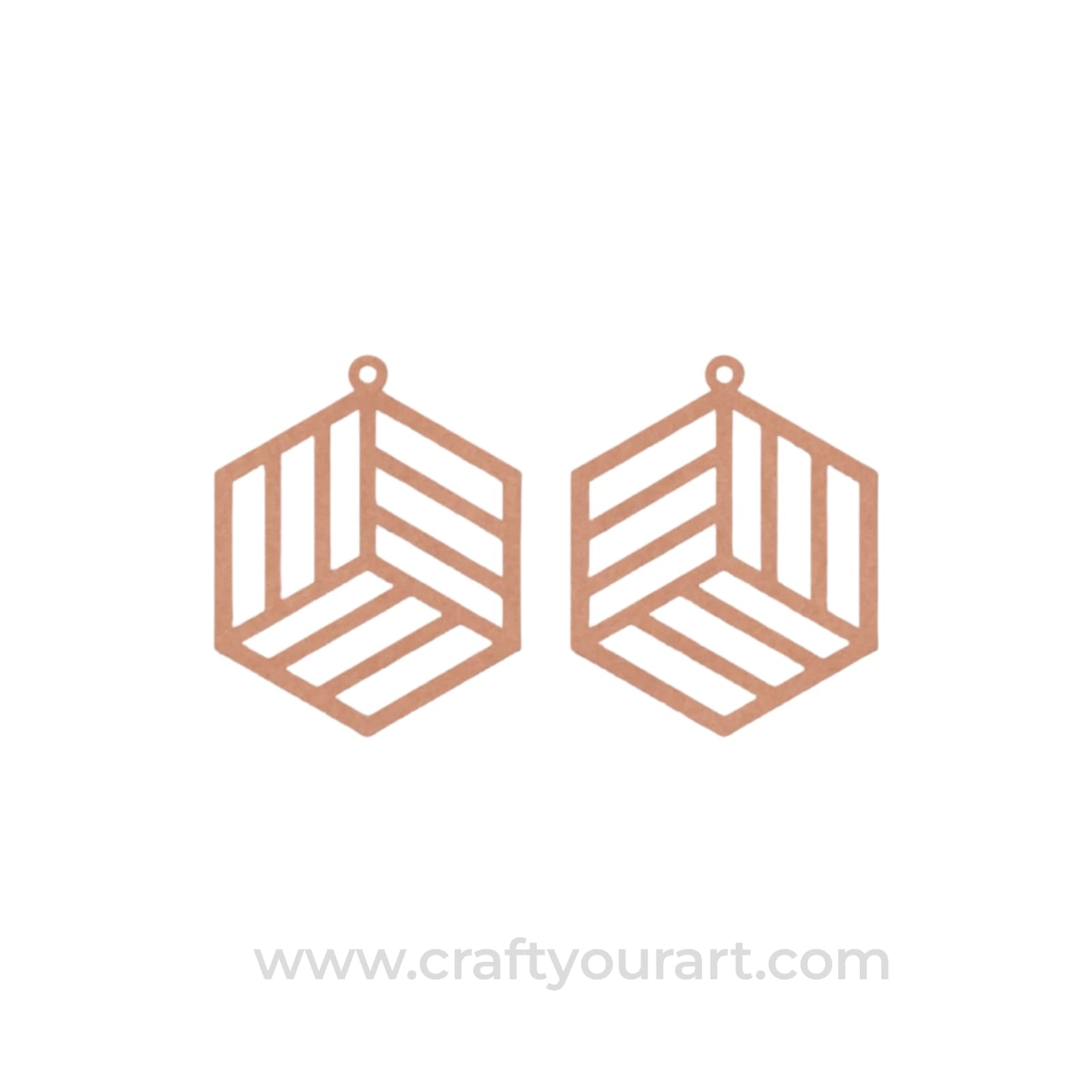 Earrings MDF Design 143