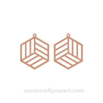 Earrings MDF Design 143