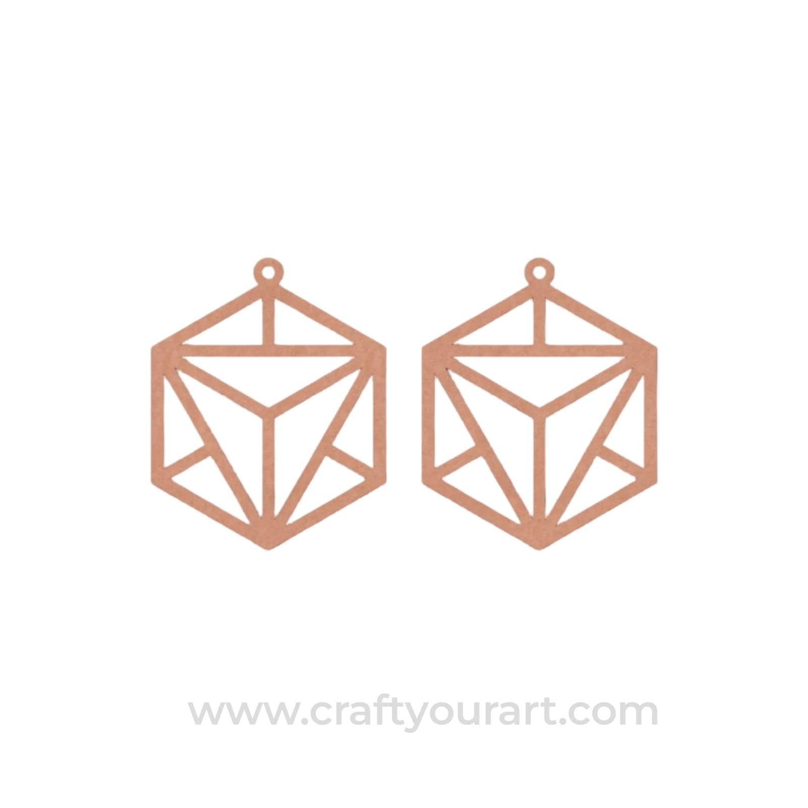 Earrings MDF Design 144