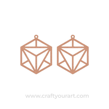 Earrings MDF Design 144