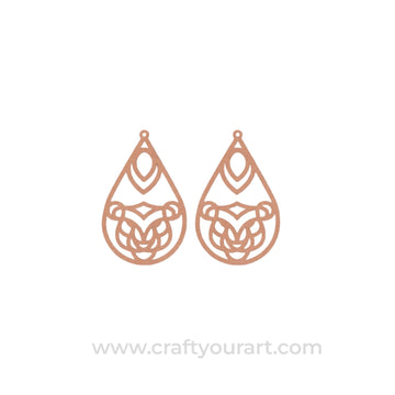 Earrings MDF Design 145