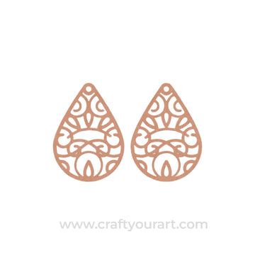 Earrings MDF Design 146