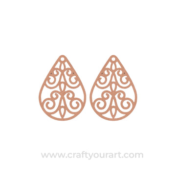 Earrings MDF Design 147