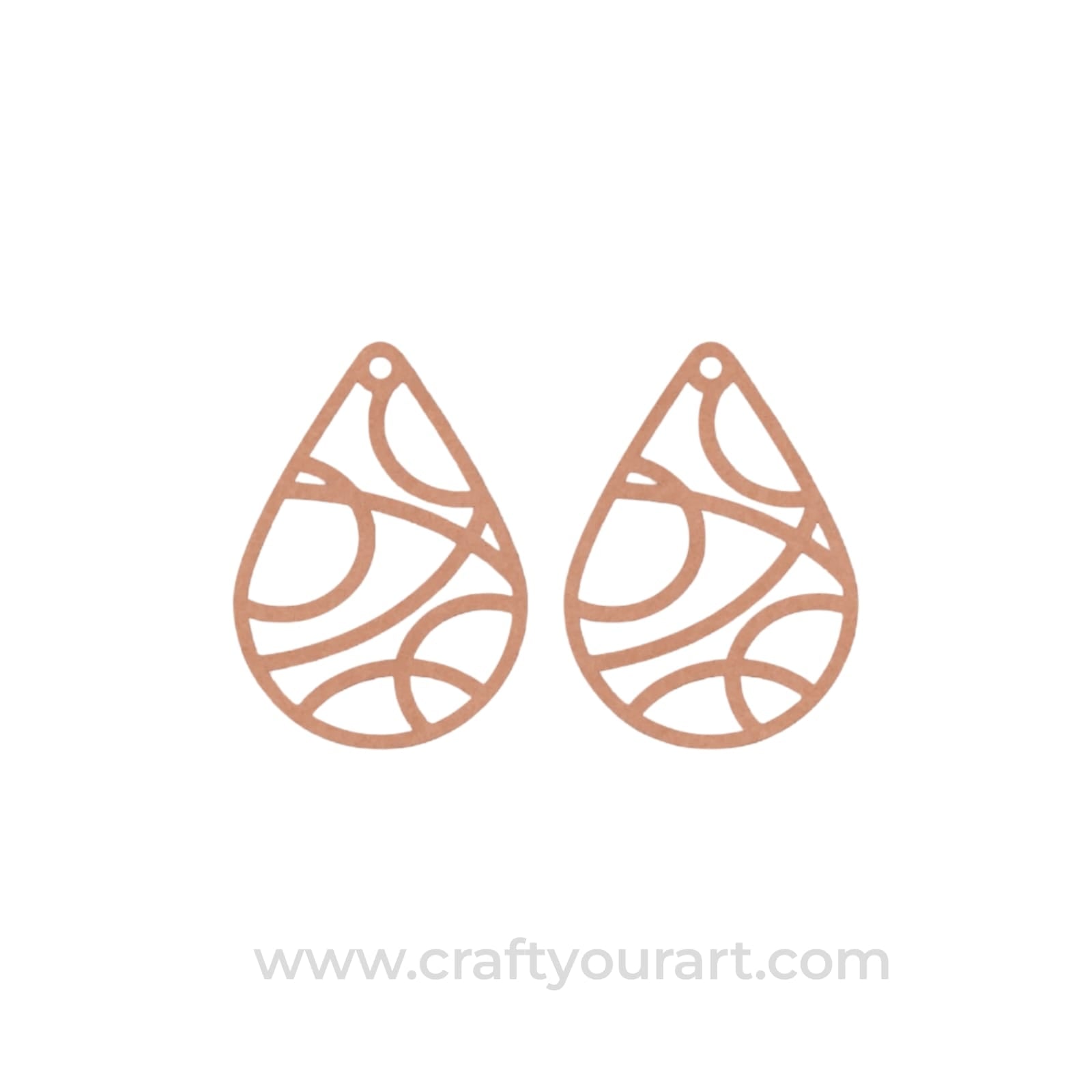 Earrings MDF Design 148
