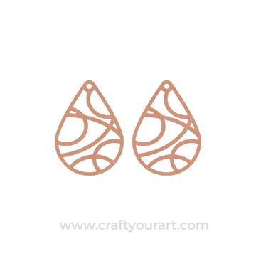 Earrings MDF Design 148
