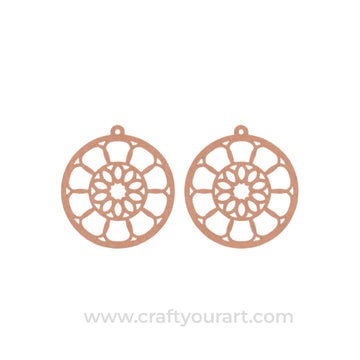 Earrings MDF Design 149