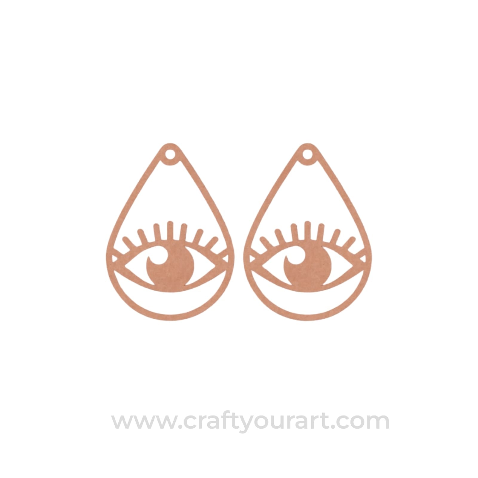 Earrings MDF Design 152