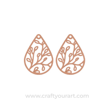 Earrings MDF Design 153