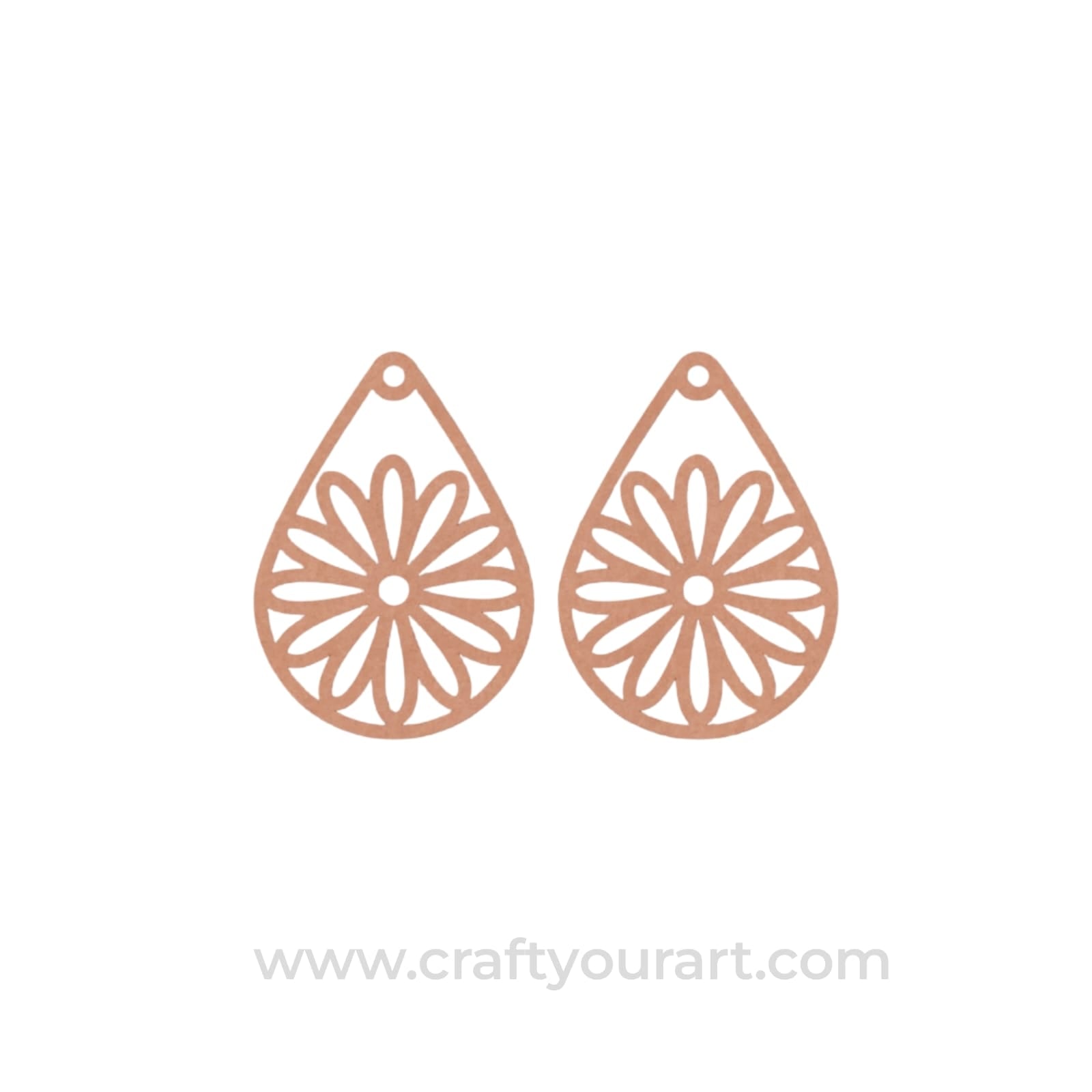 Earrings MDF Design 154