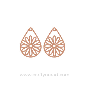 Earrings MDF Design 154