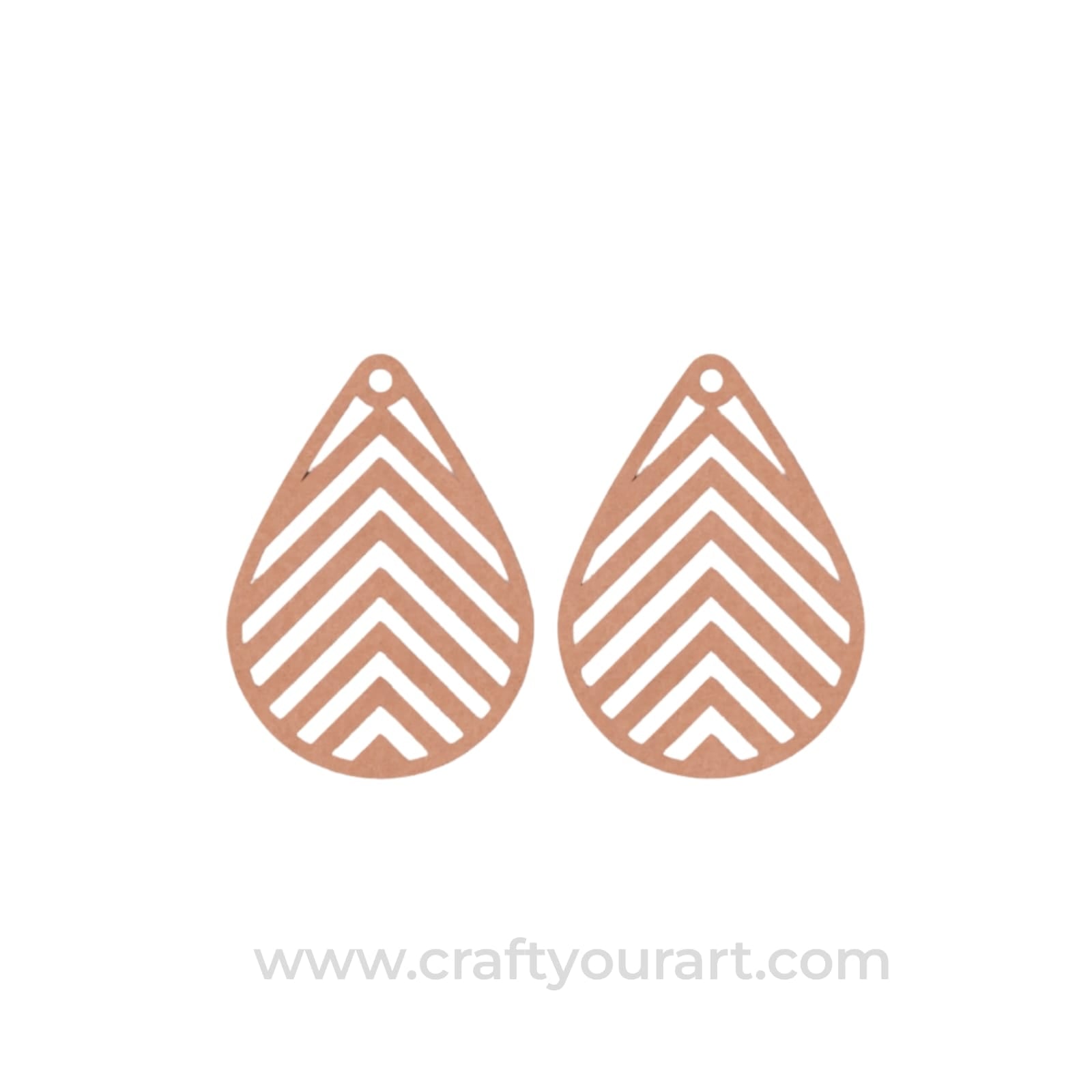 Earrings MDF Design 155