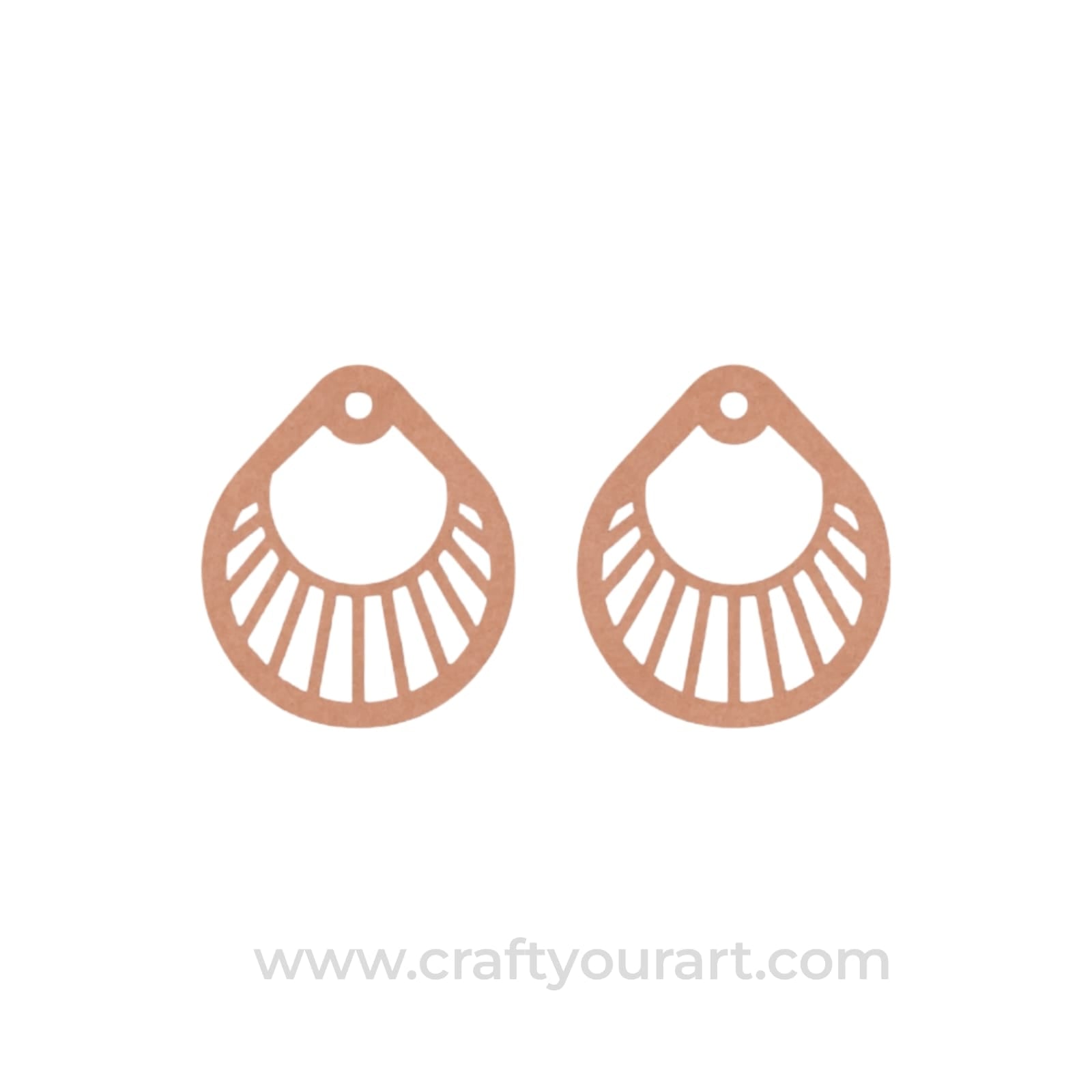 Earrings MDF Design 156