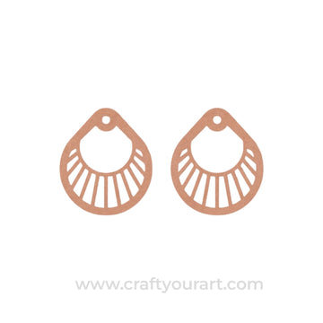 Earrings MDF Design 156