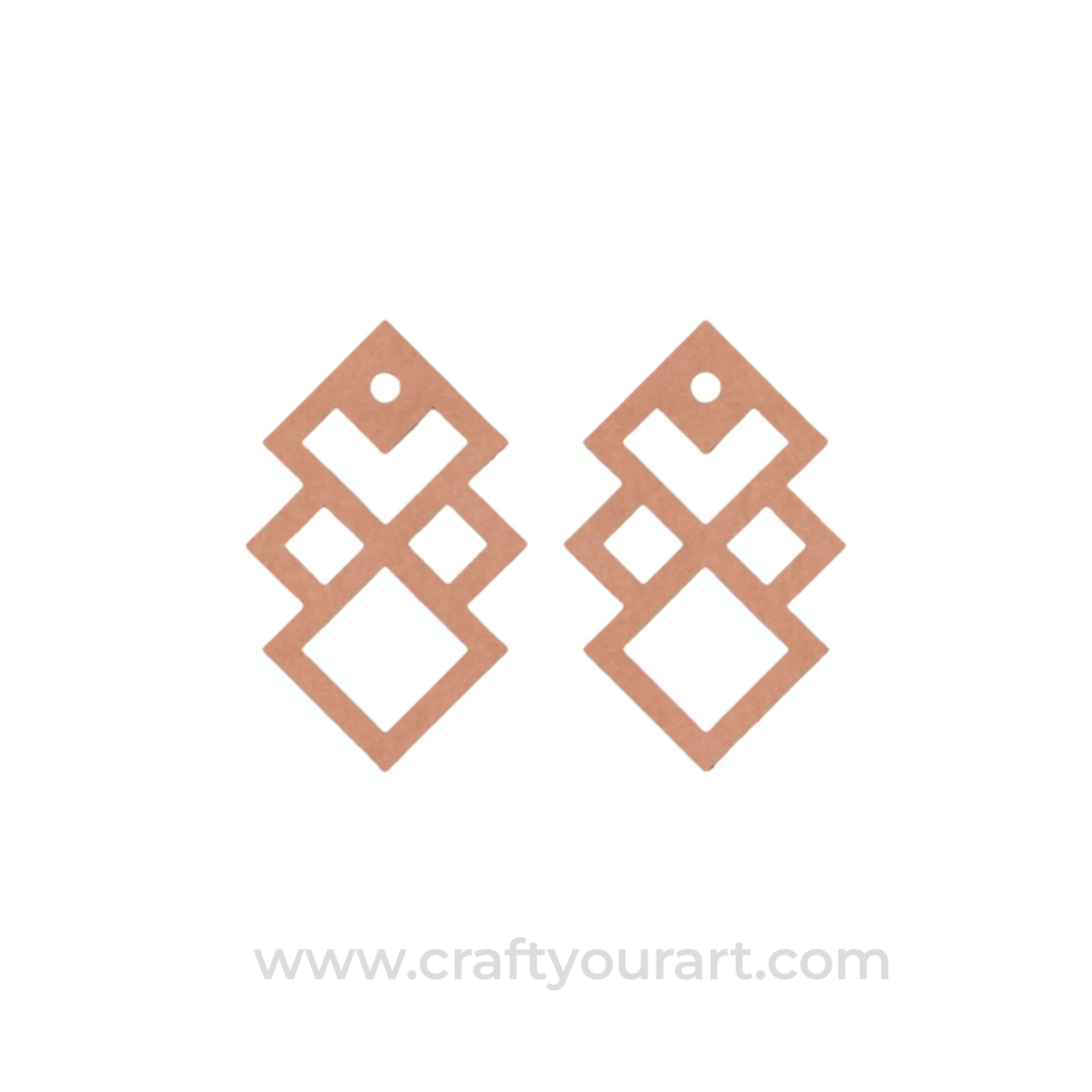 Earrings MDF Design 162