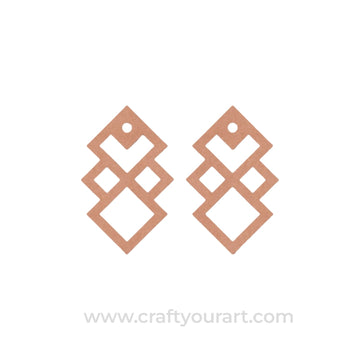 Earrings MDF Design 162