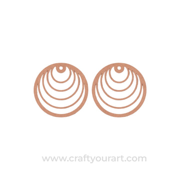 Earrings MDF Design 164