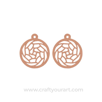 Earrings MDF Design 168