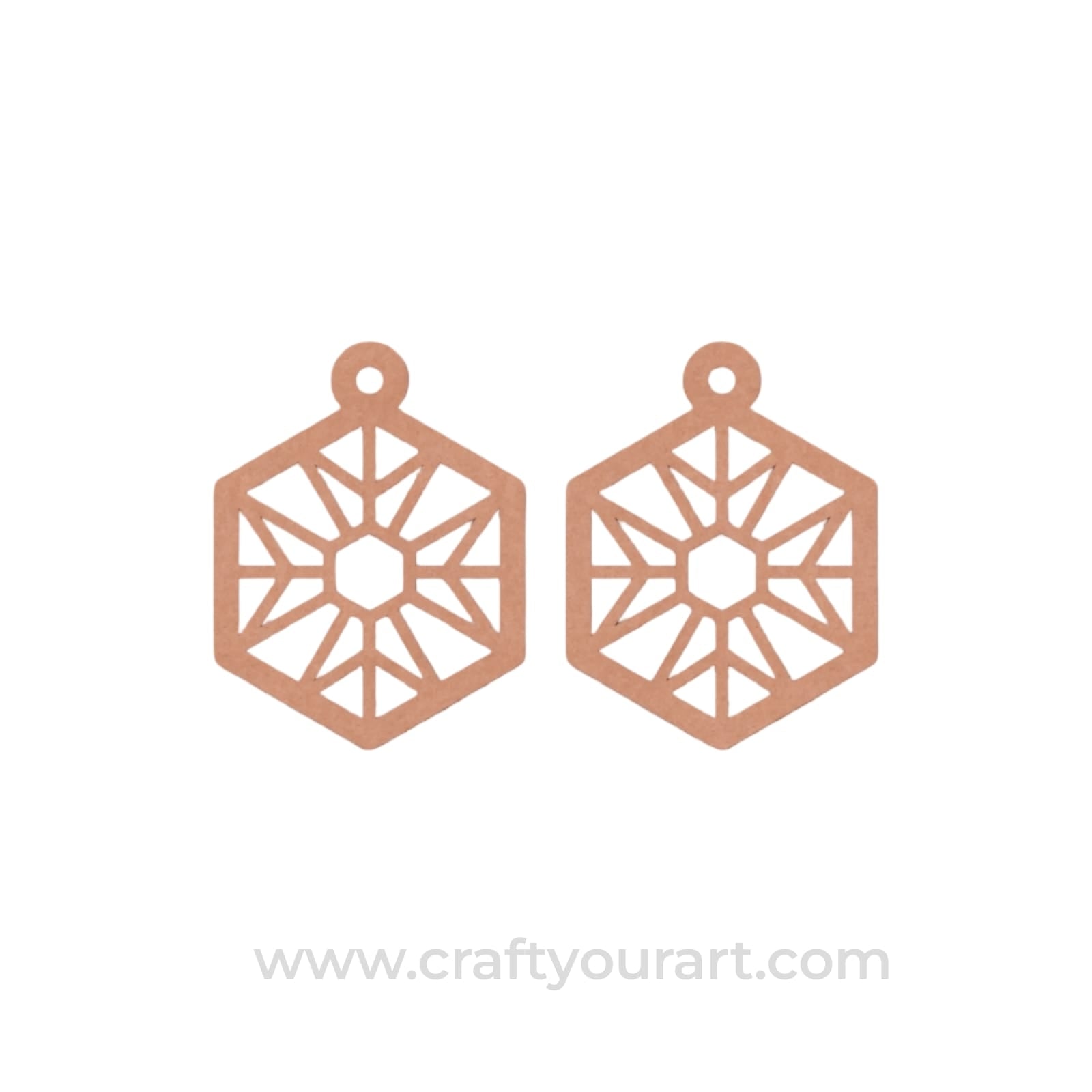 Earrings MDF Design 173
