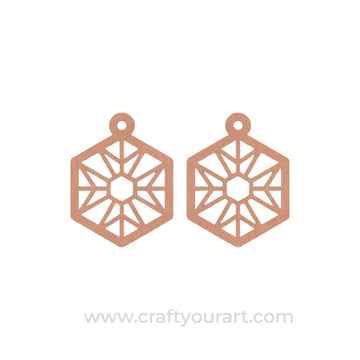 Earrings MDF Design 173