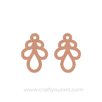 Earrings MDF Design 176
