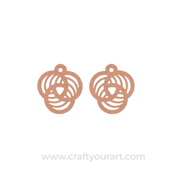 Earrings MDF Design 178