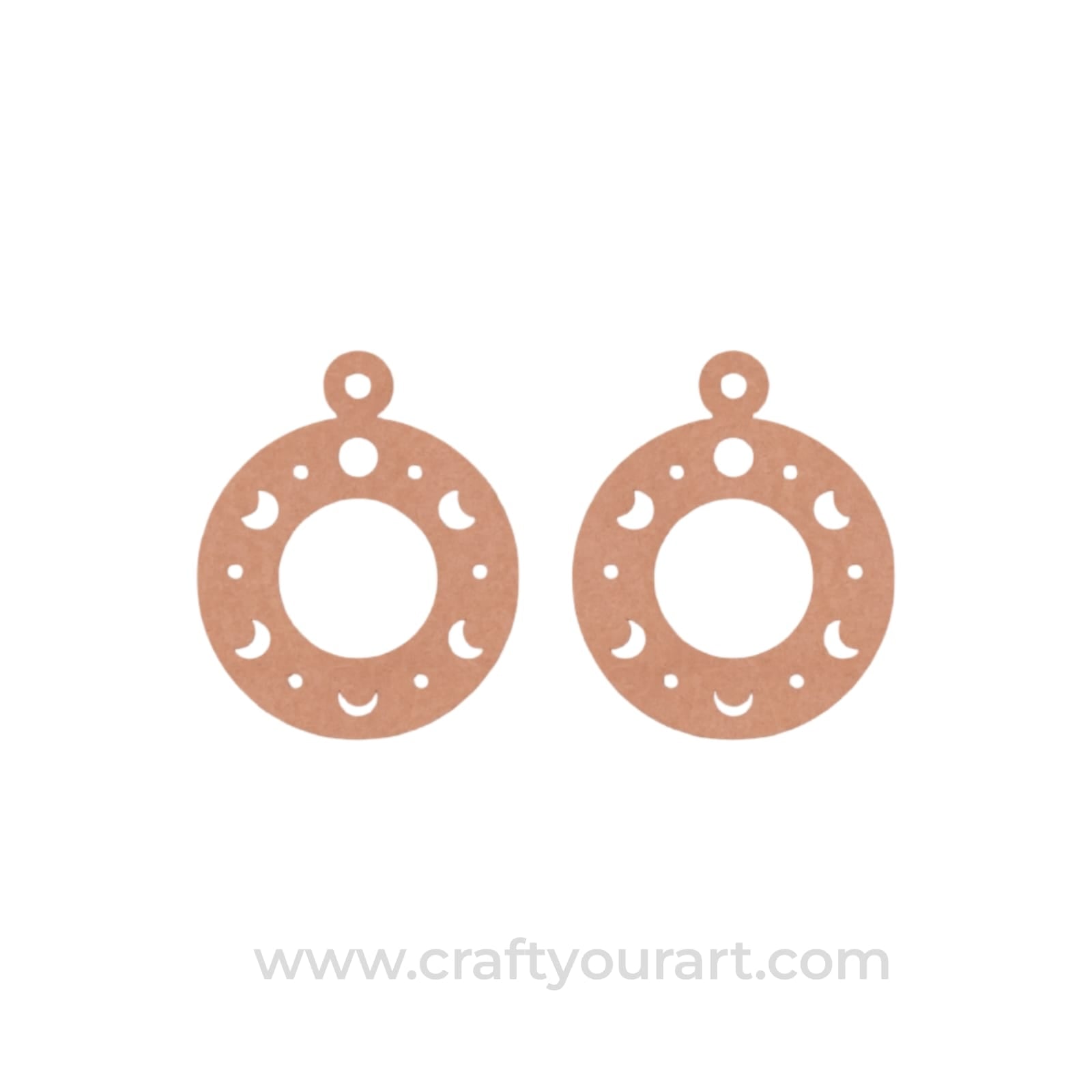 Earrings MDF Design 186