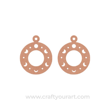 Earrings MDF Design 186