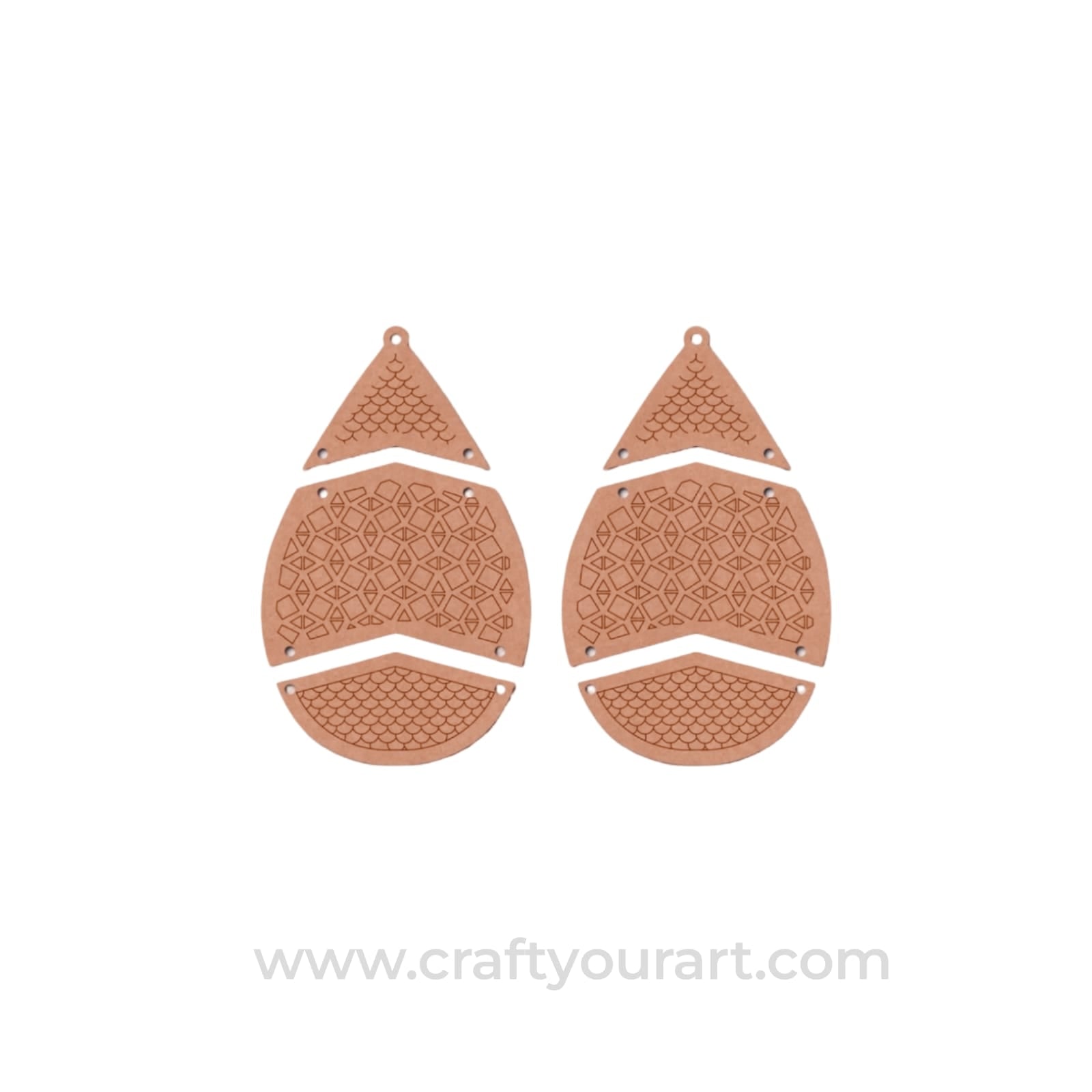 Earrings MDF Design 199