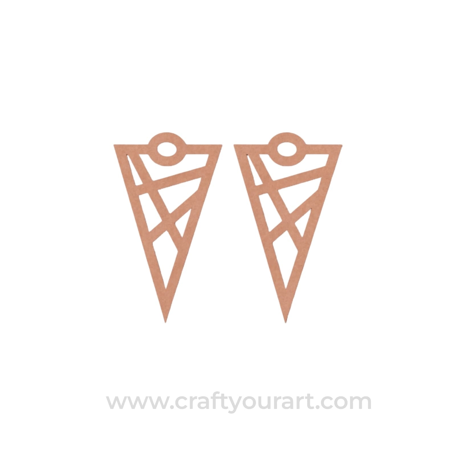 Earrings MDF Design 203