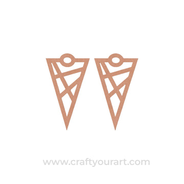 Earrings MDF Design 203