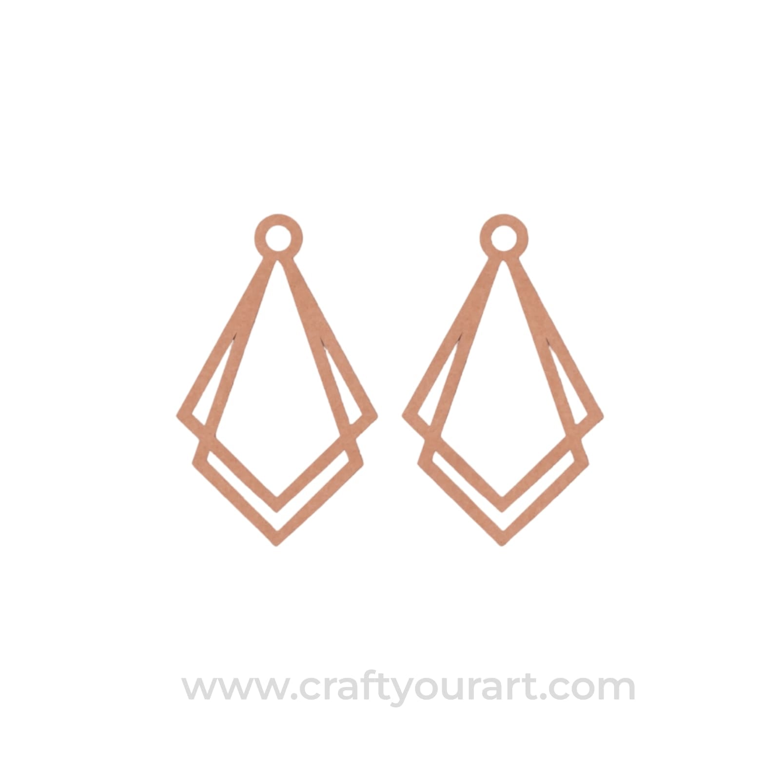 Earrings MDF Design 204
