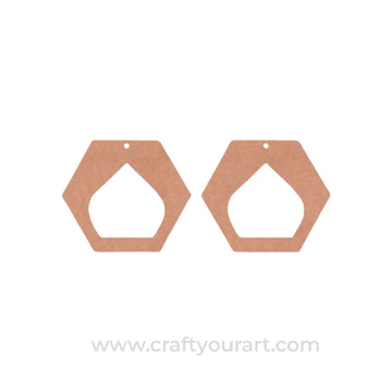 Earrings MDF Design 208