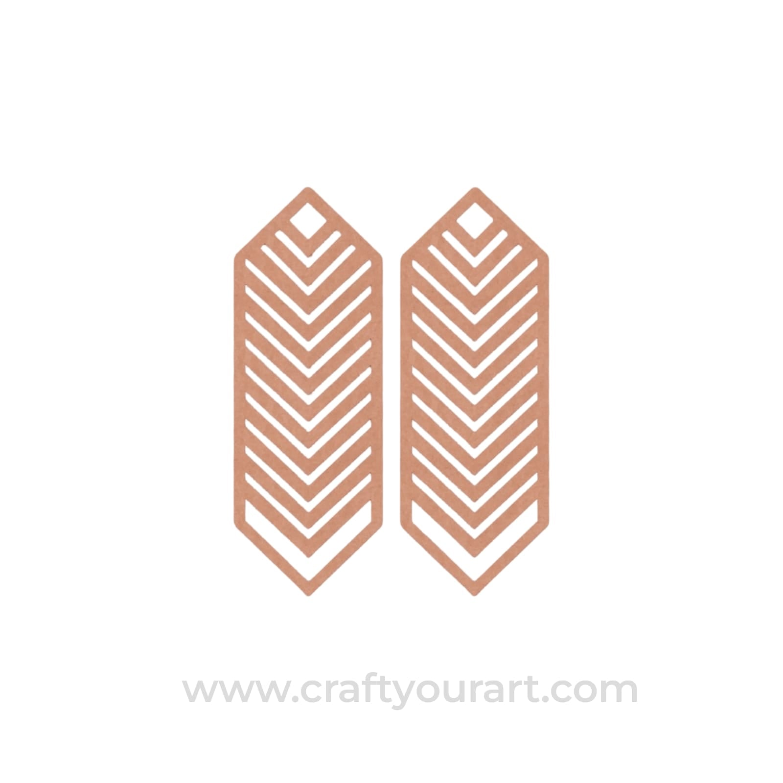 Earrings MDF Design 215