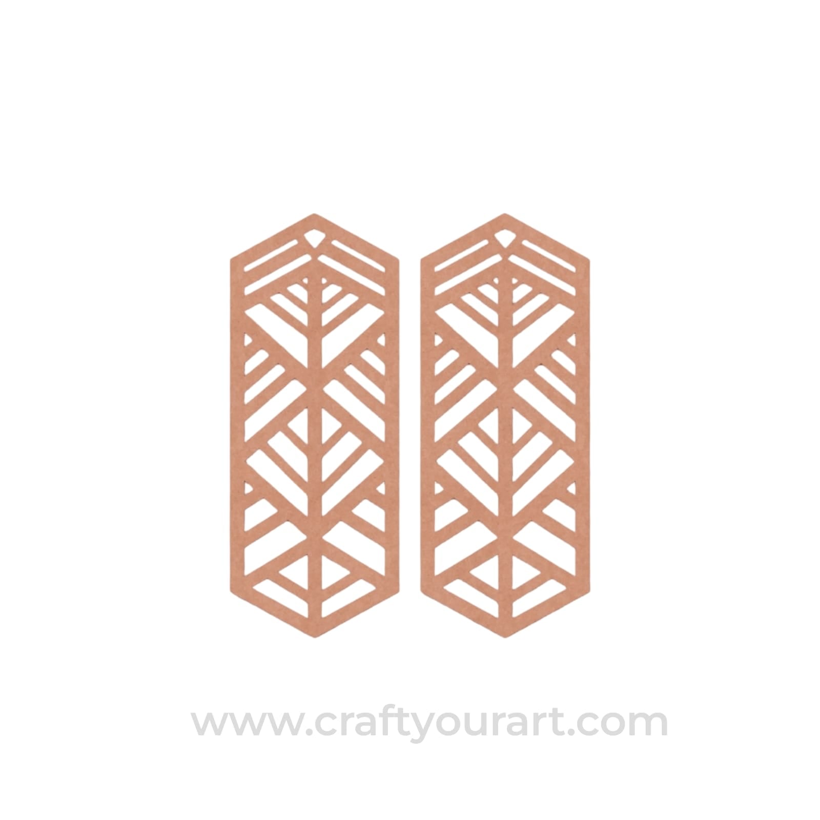 Earrings MDF Design 216