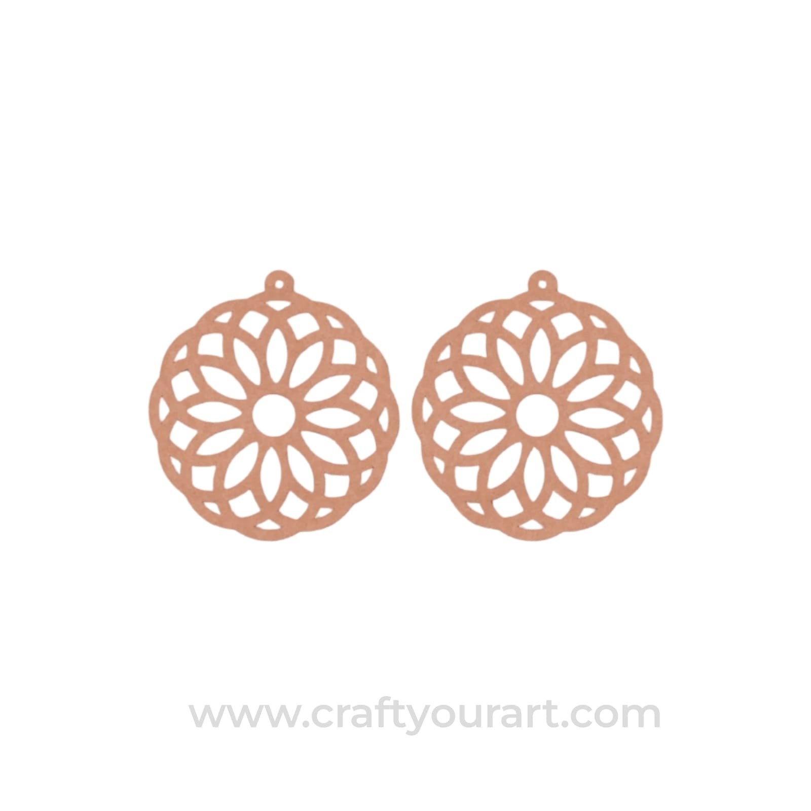 Earrings MDF Design 217