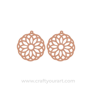 Earrings MDF Design 217