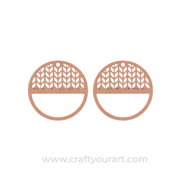 Earrings MDF Design 237