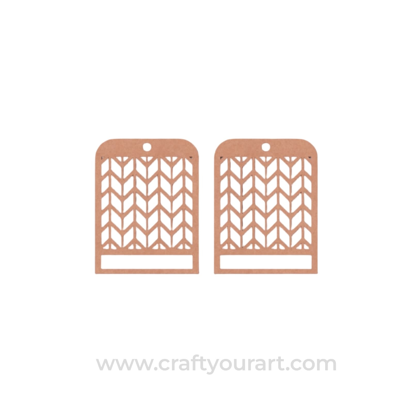 Earrings MDF Design 238