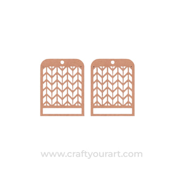 Earrings MDF Design 238