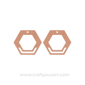 Earrings MDF Design 243