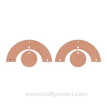 Earrings MDF Design 249