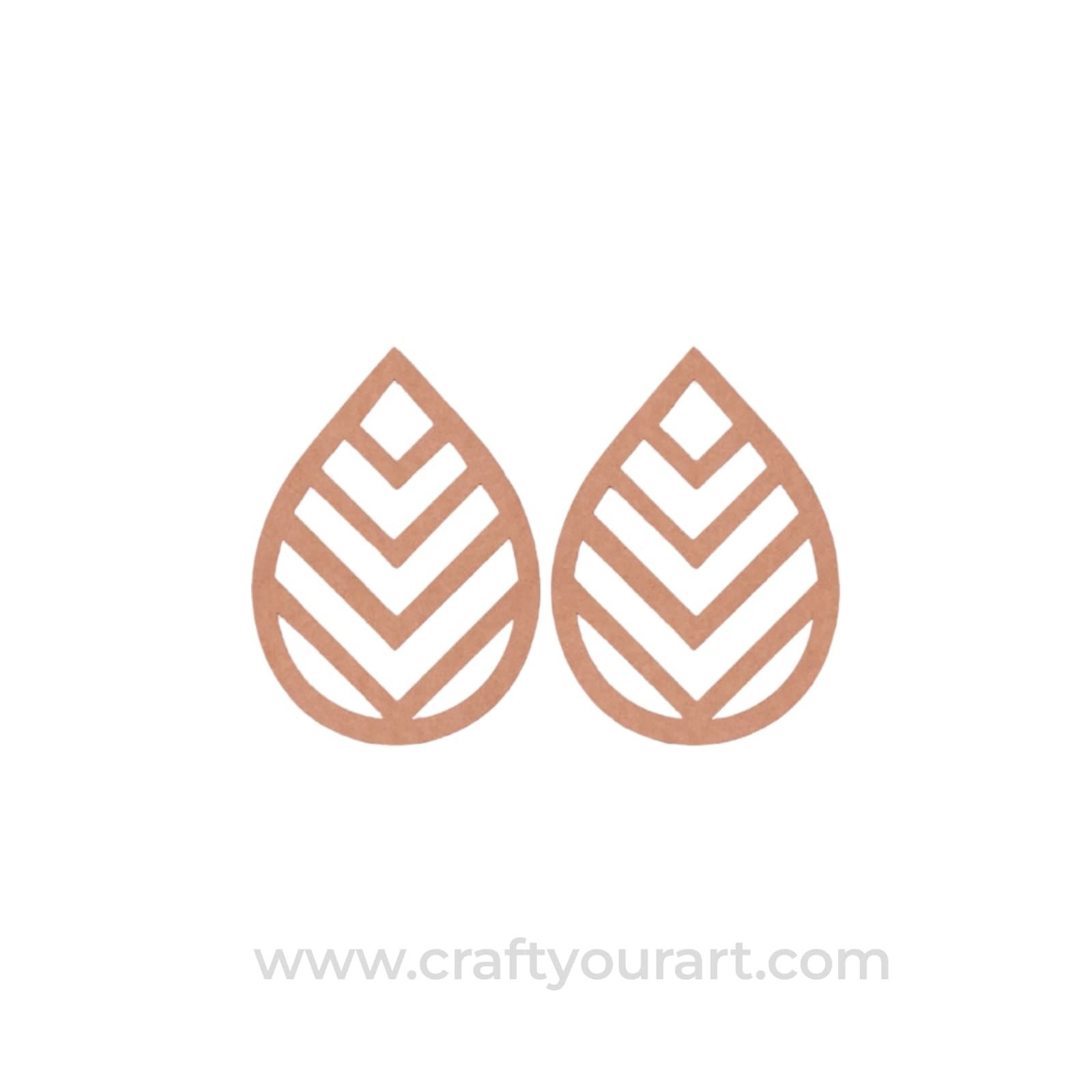 Earrings MDF Design 256