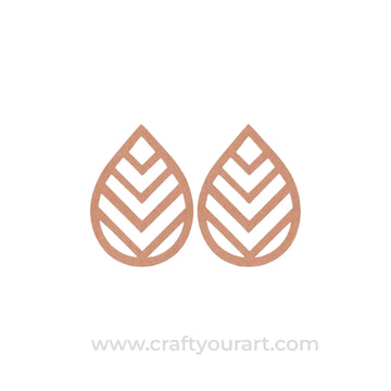 Earrings MDF Design 256