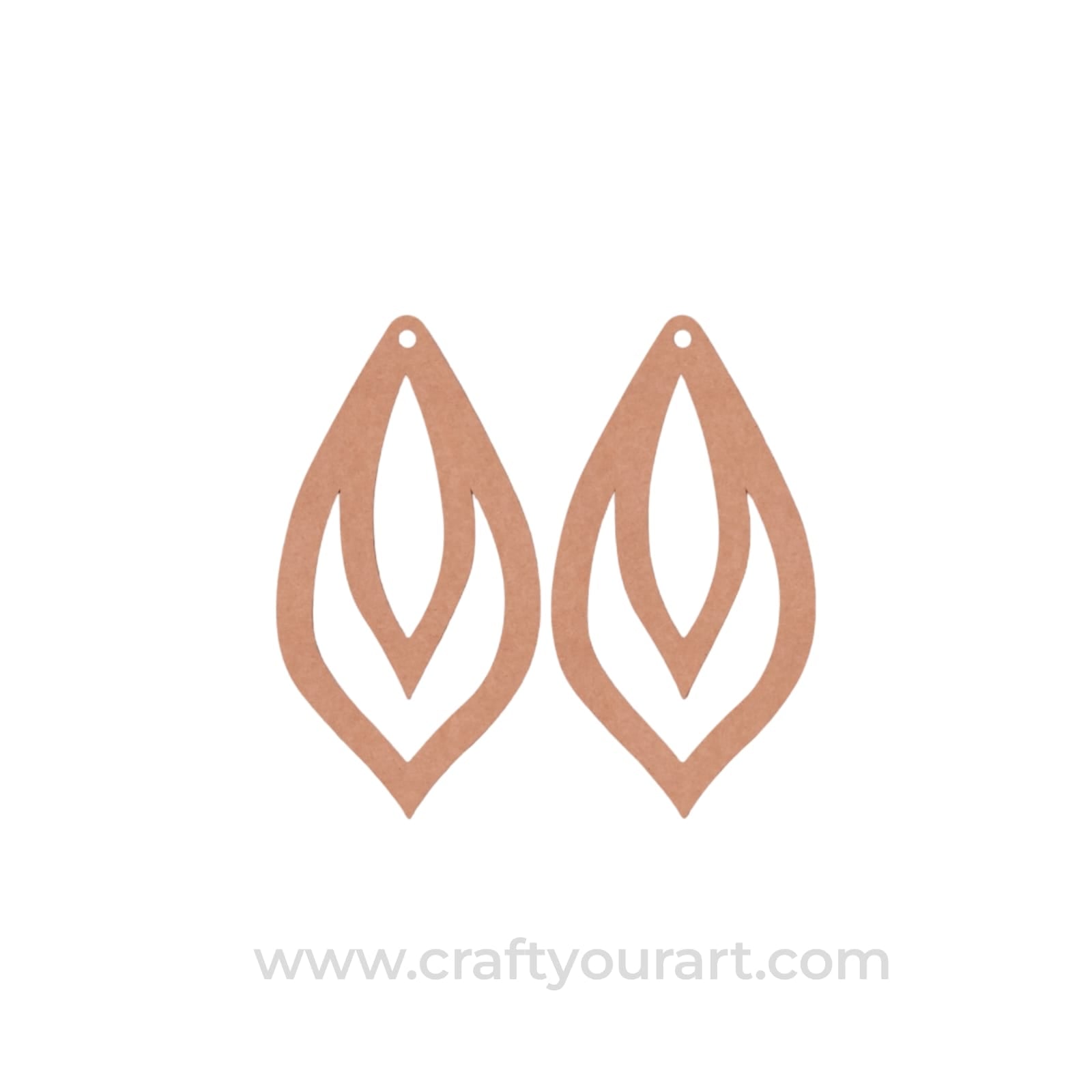 Earrings MDF Design 257