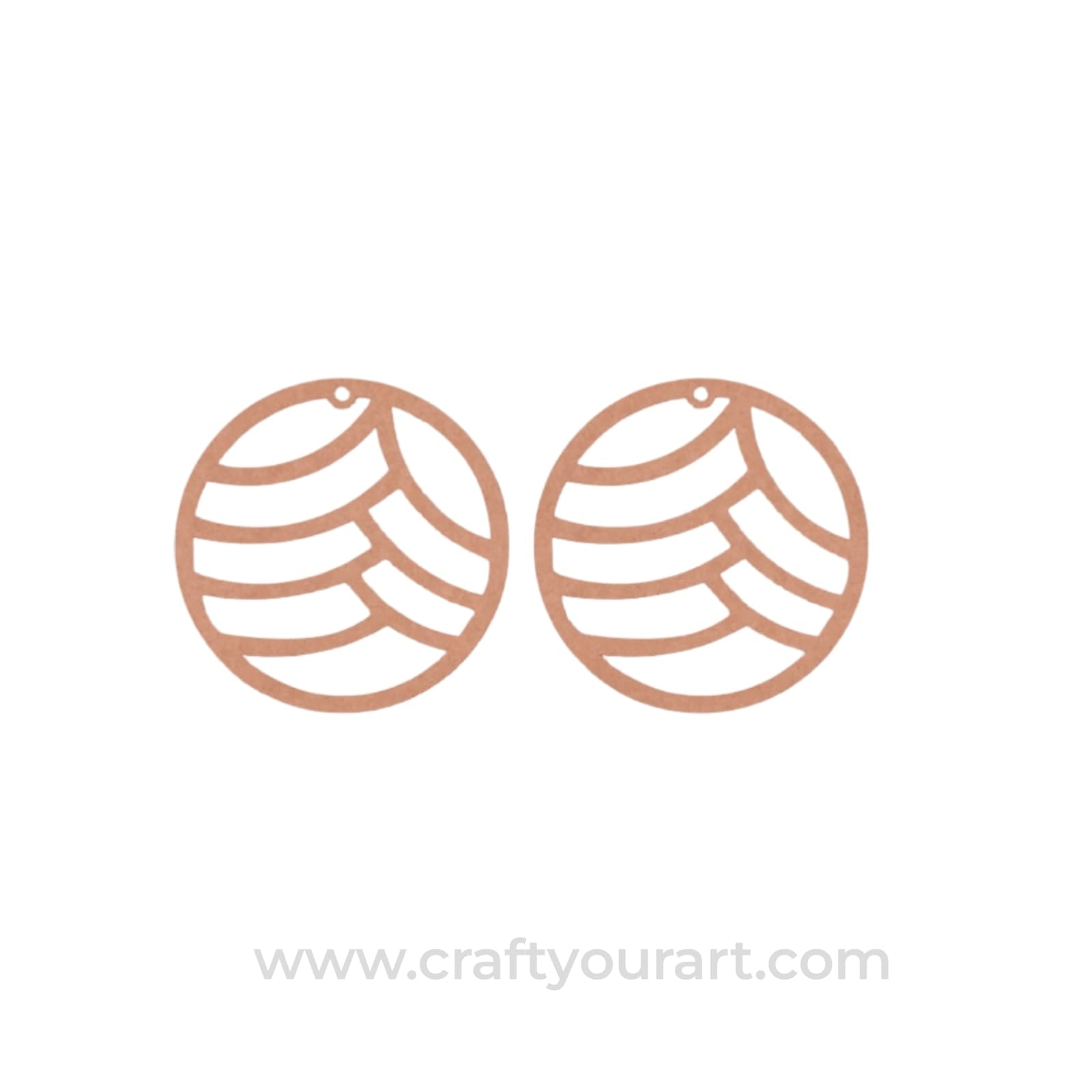 Earrings MDF Design 259