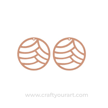 Earrings MDF Design 259