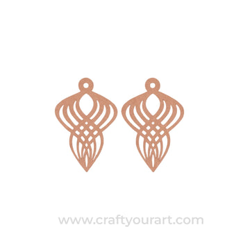 Earrings MDF Design 266