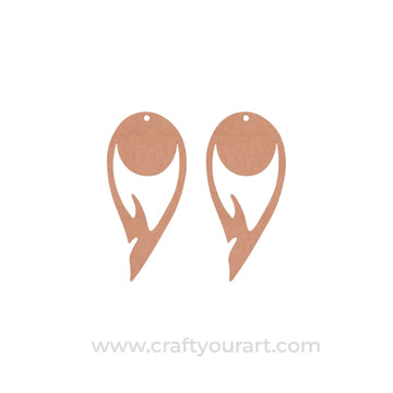 Earrings MDF Design 272