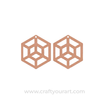 Earrings MDF Design 274
